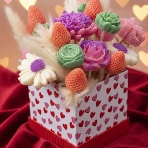 Soy Wax Melt Candle Bouquet Handmade Valentines Day Gifts